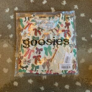 BNWT Goosies 3/4 Sleeve Pocket Dress- Festive Bows Size: 4T